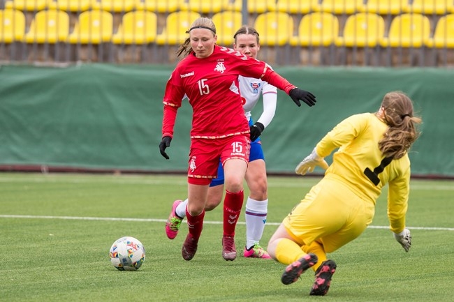 Lietuvos futbole – 15-metės talentės proveržis