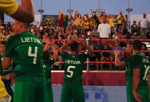 Minifutbolo rinktinę aštuntfinalyje eliminavo anglai