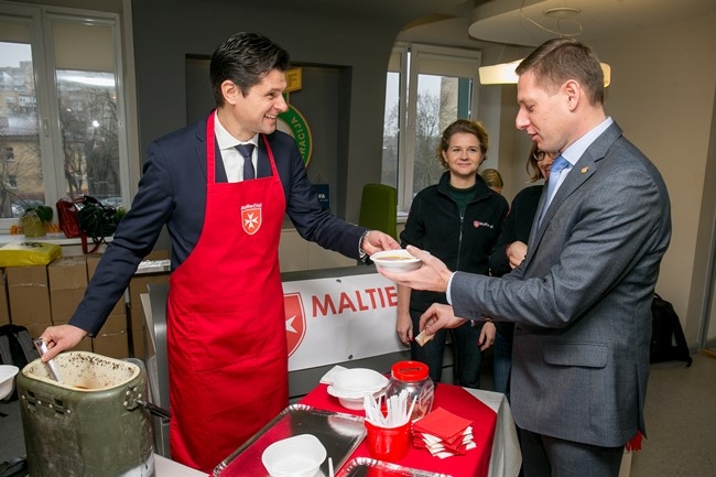 Maltos ordinas apsilankė Lietuvos futbolo federacijoje