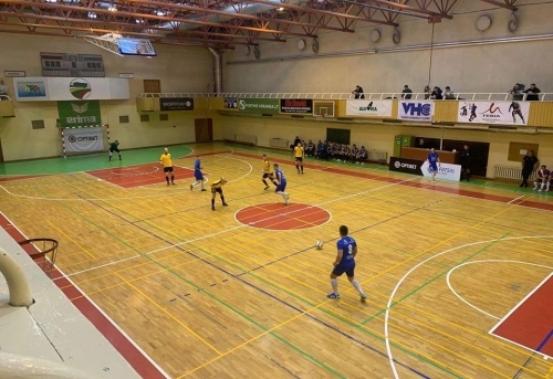 "Futsal": Gargždų „Pramogos“ kyla į pirmą vietą