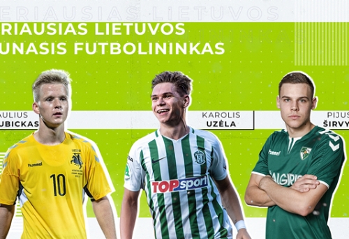Geriausi Lietuvos jaunieji futbolininkai iš arti