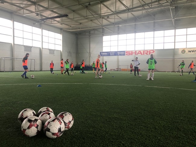 Kaune surengta merginų U-15 rinktinės atranka