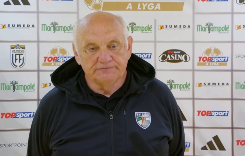 S.Širmelis buvo išrinktas geriausiu rugpjūčio mėnesio treneriu