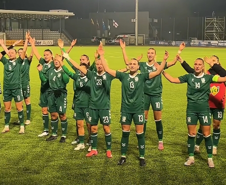 Lietuvos moterų futbolo rinktinė pateko į Baltijos taurės finalą