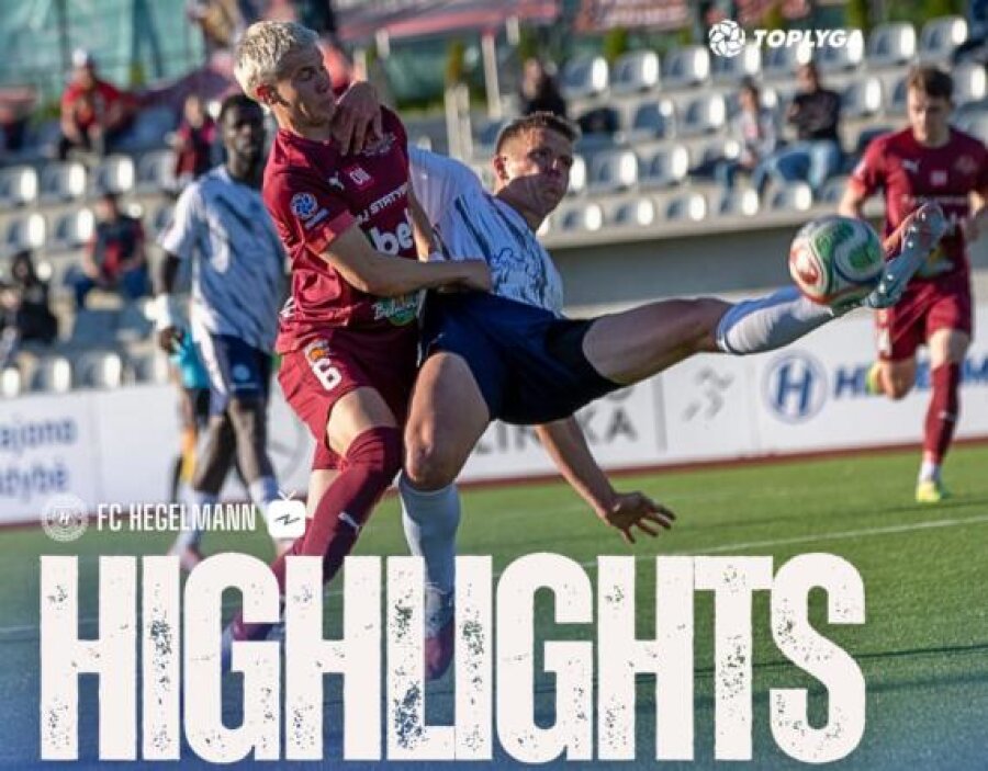 TOPLYGA 20 turas: FC Hegelmann x FC Džiugas | HIGHLIGHTS