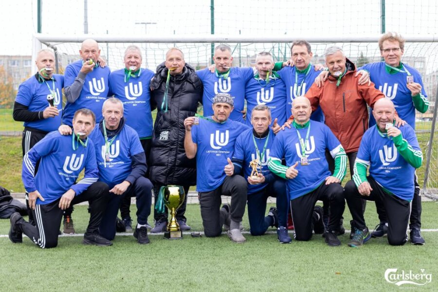 „Carlsberg Nealkoholinis“ Lietuvos senjorų (60+) pirmenybės baigėsi uteniškių pergale