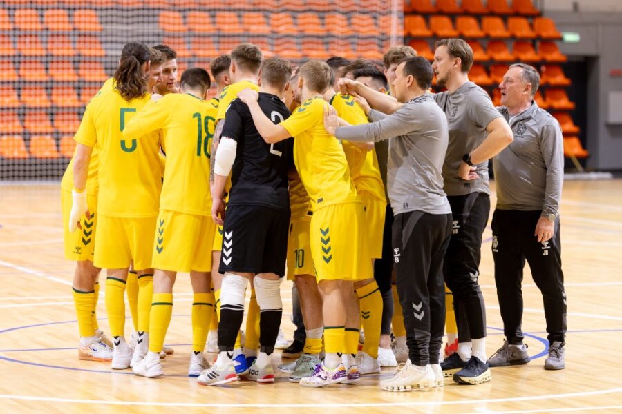 Atrankos turnyrą futsal rinktinė pradėjo nesėkme Vokietijoje